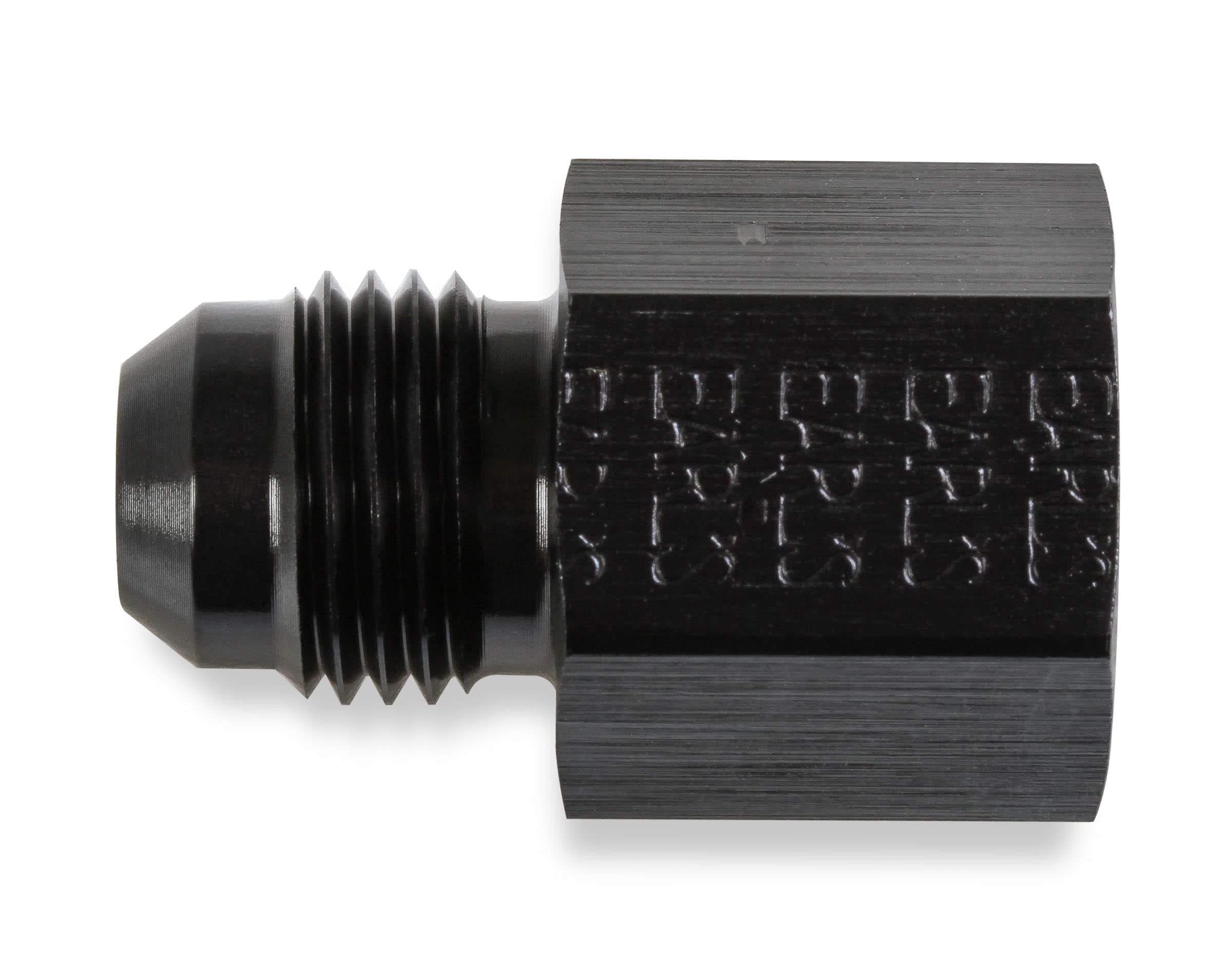 Earl's -6 AN Male to 14mm-1.50 Female AT9894DBHERL Black