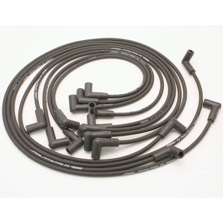 Black Pertronix 808213 Flame-Thrower Custom Fit 8mm 8 Cylinder Spark Plug Wire