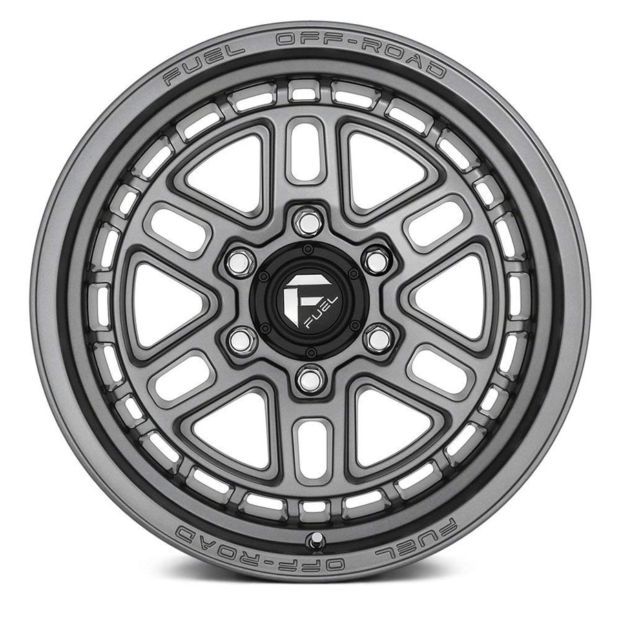 D668 Fuel Offroad NITRO Gun Metal Wheel (20 x 9. inches /6 x 135 mm, 20 mm Offset)