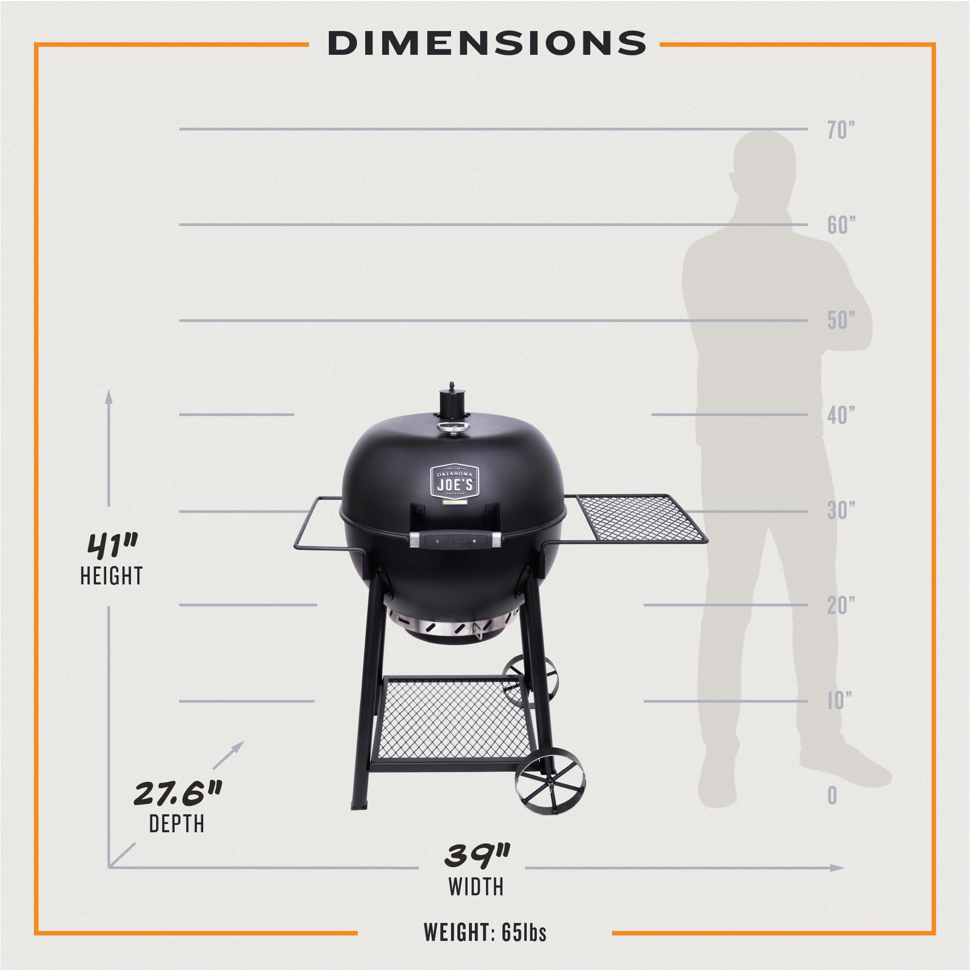 Blackjack Kettle Charcoal Grill Oklahoma Joe's - 21302141