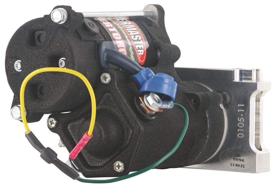 9600 Powermaster Str Master Infi-Clock Chevy Universal Straight Mtg 153/168T Flyw 14:1 Black Wrinkle