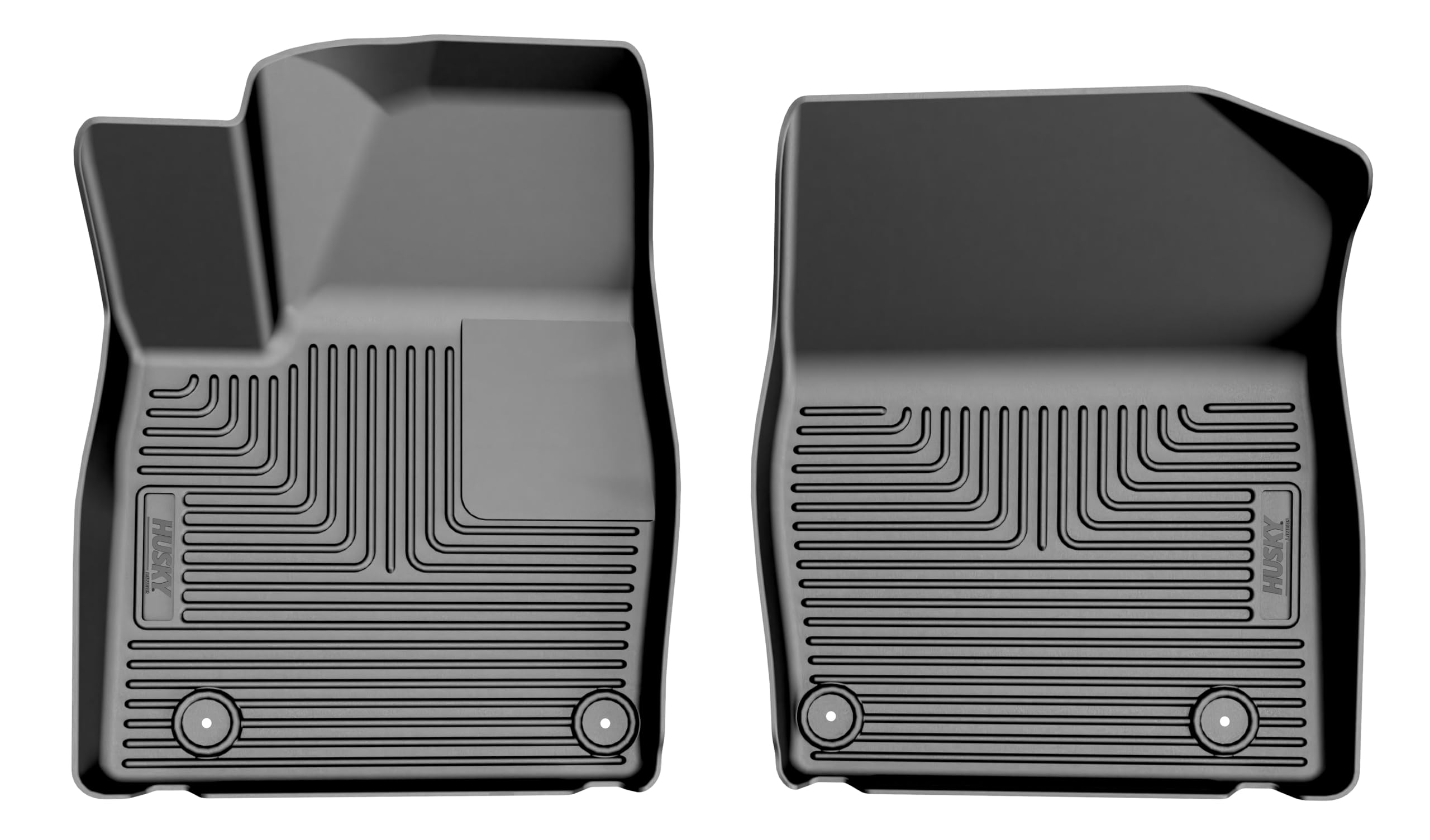 Weatherbeater Husky Liners Floor Mats | Fits 2022-2024 Hyundai Ioniq 5 | Front Row, 2-pc Black - 15061