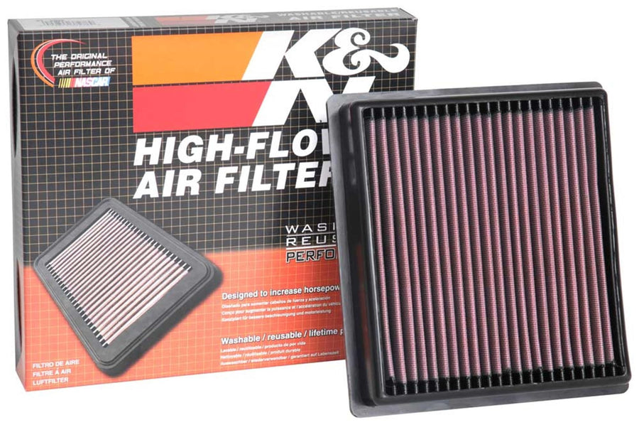 K&N Original High-Flow Lifetime Engine Air Filter: Increase Power: Premium, Washable: Compatible with 2019-2021 Subaru: WRX STI, 33-5092