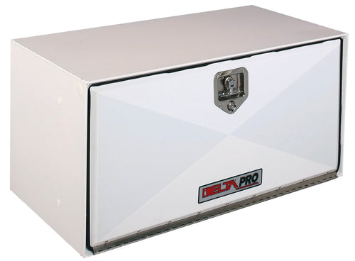 18" Tall Delta Pro 1-005000 White x 18" Deep 30" Long Steel Underbed Truck Box