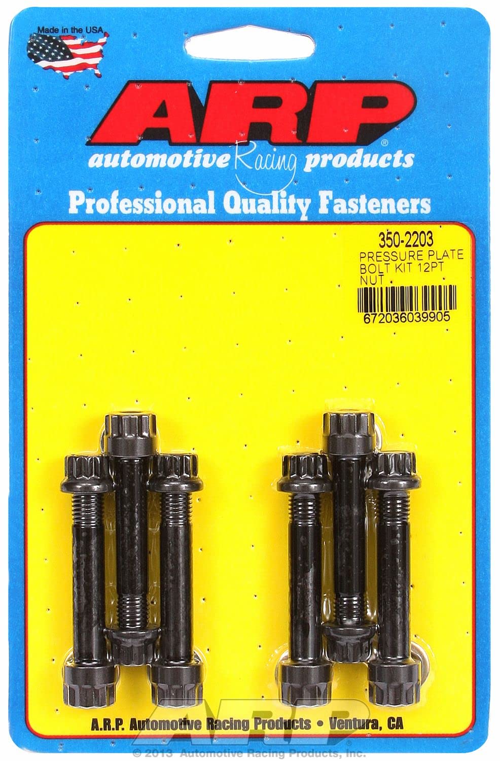 Pressure Plate ARP (350-2203) Bolt Kit