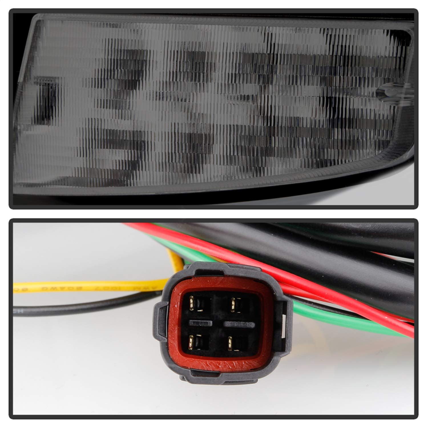 Spyder Auto 5086747 Spyder Subara Impreza WRX 2008-2014 5Dr Hatchback Wagon LED Tail Lights - Sequential Signal - Black Smoke