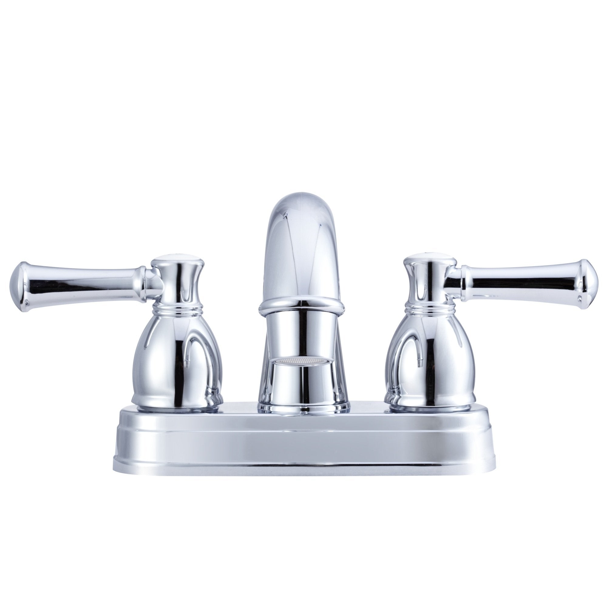 Dura Faucet RV Designer DF-PL620L-CP Two Handle Arc Spout Bathroom Faucet (Chrome)