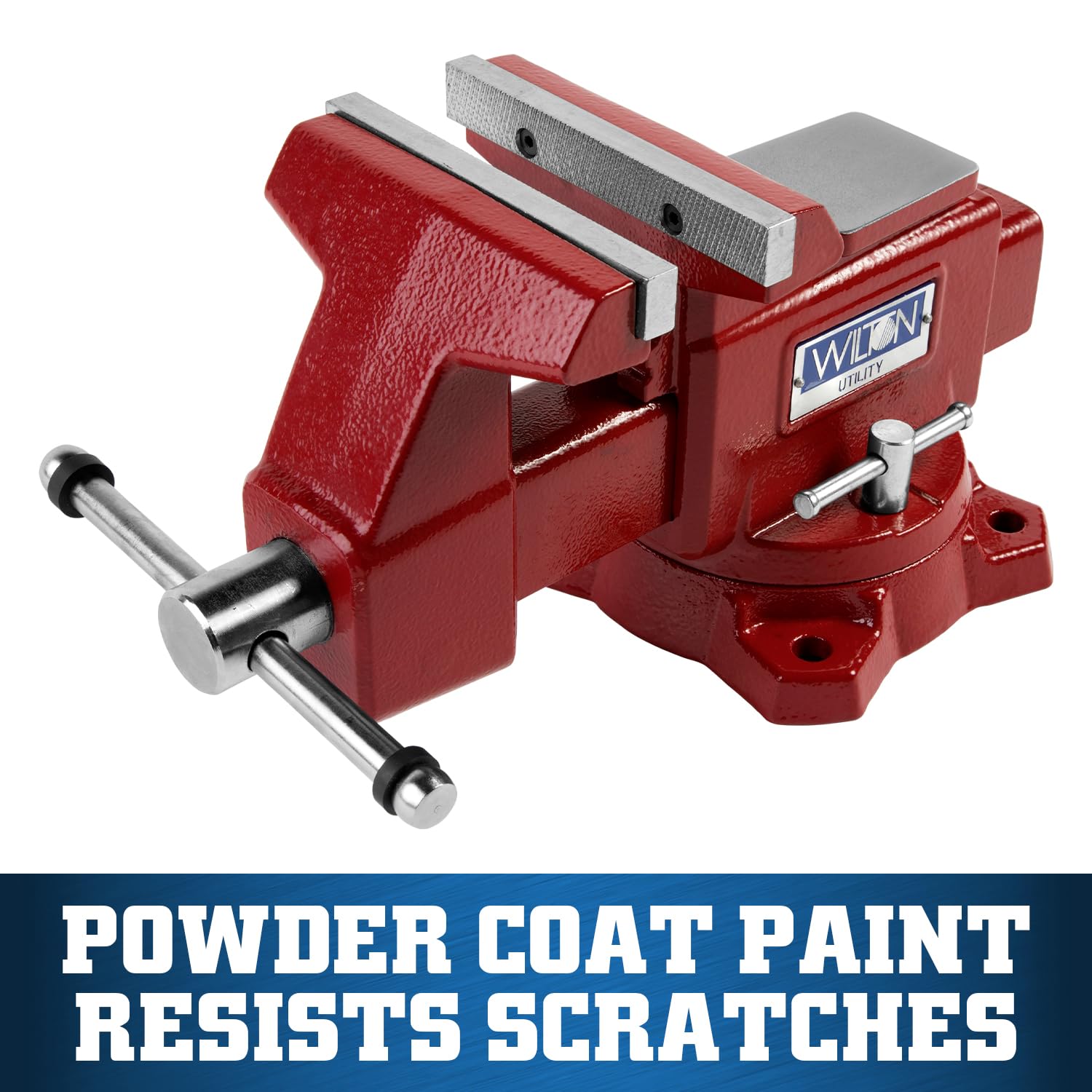 Utility Bench Vise Wilton, 5-1/2" Jaw Width, 5" Jaw Opening, 3-1/4" Throat (Model 675U)