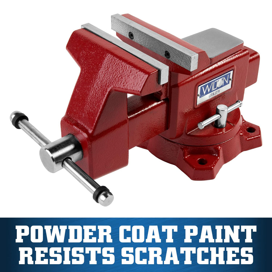 Utility Bench Vise Wilton, 5-1/2" Jaw Width, 5" Jaw Opening, 3-1/4" Throat (Model 675U)