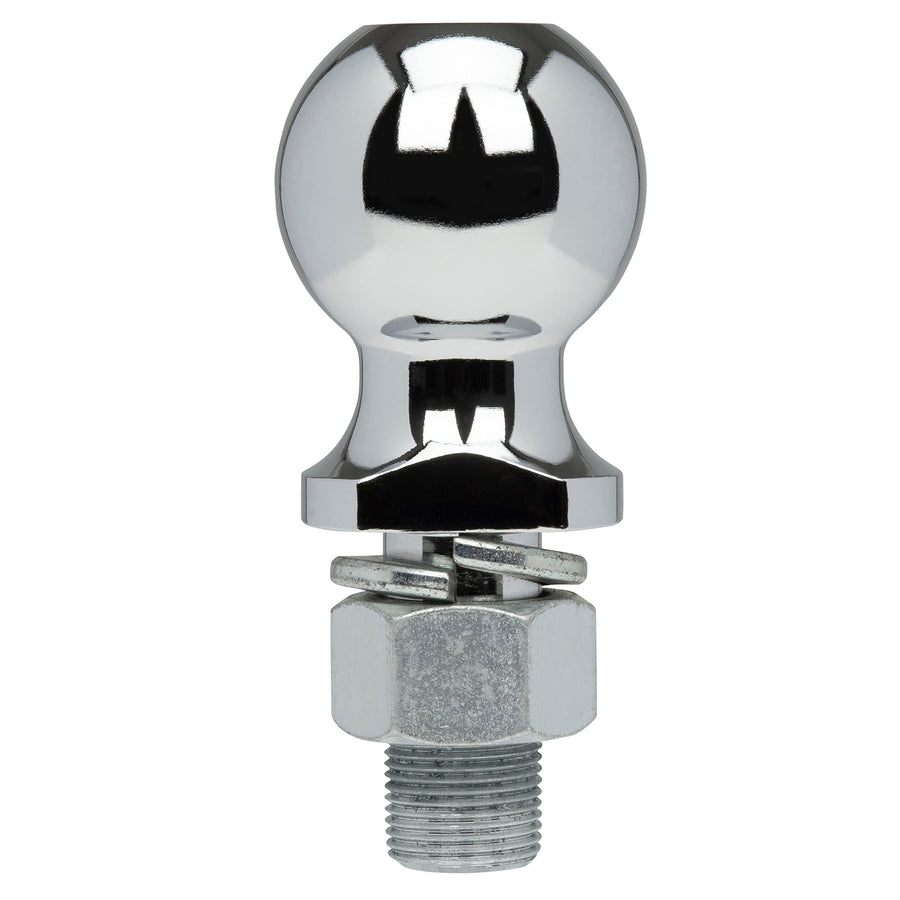 2-5/16 in. Ball Diameter, Class 4 6,000 lb. Chrome Trailer Hitch Ball, 1 in. Shank Diameter, 2 in. Shank Length