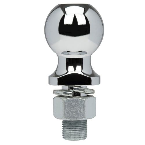 2-5/16 in. Ball Diameter, Class 4 6,000 lb. Chrome Trailer Hitch Ball, 1 in. Shank Diameter, 2 in. Shank Length