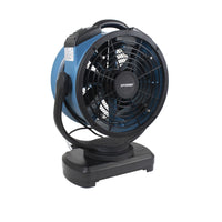 FM-88W XPOWER Misting Fan w/Water Pump, Mounts on 24 Gal Wheeled Reservoir, Cooling, Oscillating, High Velocity, 3-Speed, Industrial, 9 In