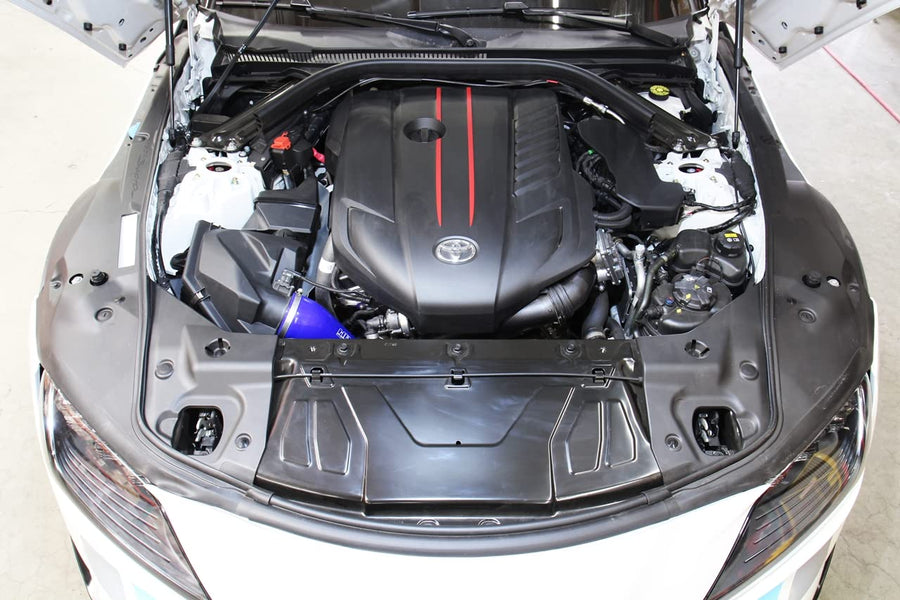 Blue HPS Silicone Air Intake Hose Kit Compatible for 2020-2024 Toyota Supra 2019-2024 BMW Z4 M40i 3.0L Turbo, 57-1851-BLUE
