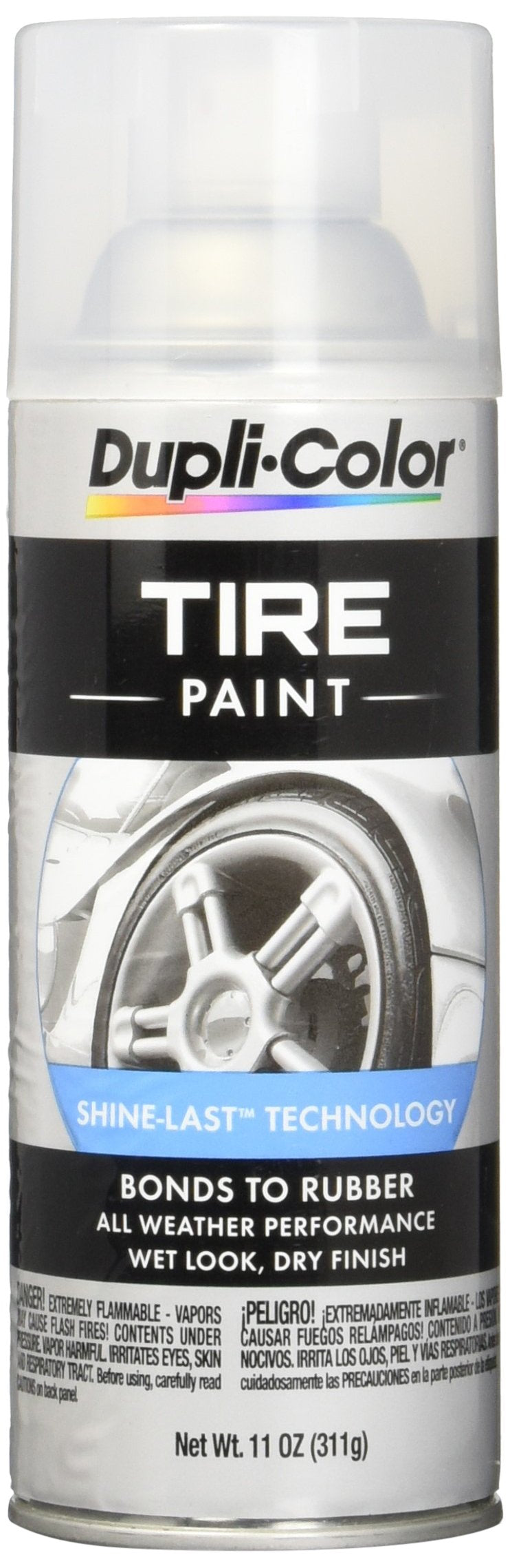 Tire Paint Dupli-Color TP100 – Clear Spray Paint - 11 oz. Aerosol Can
