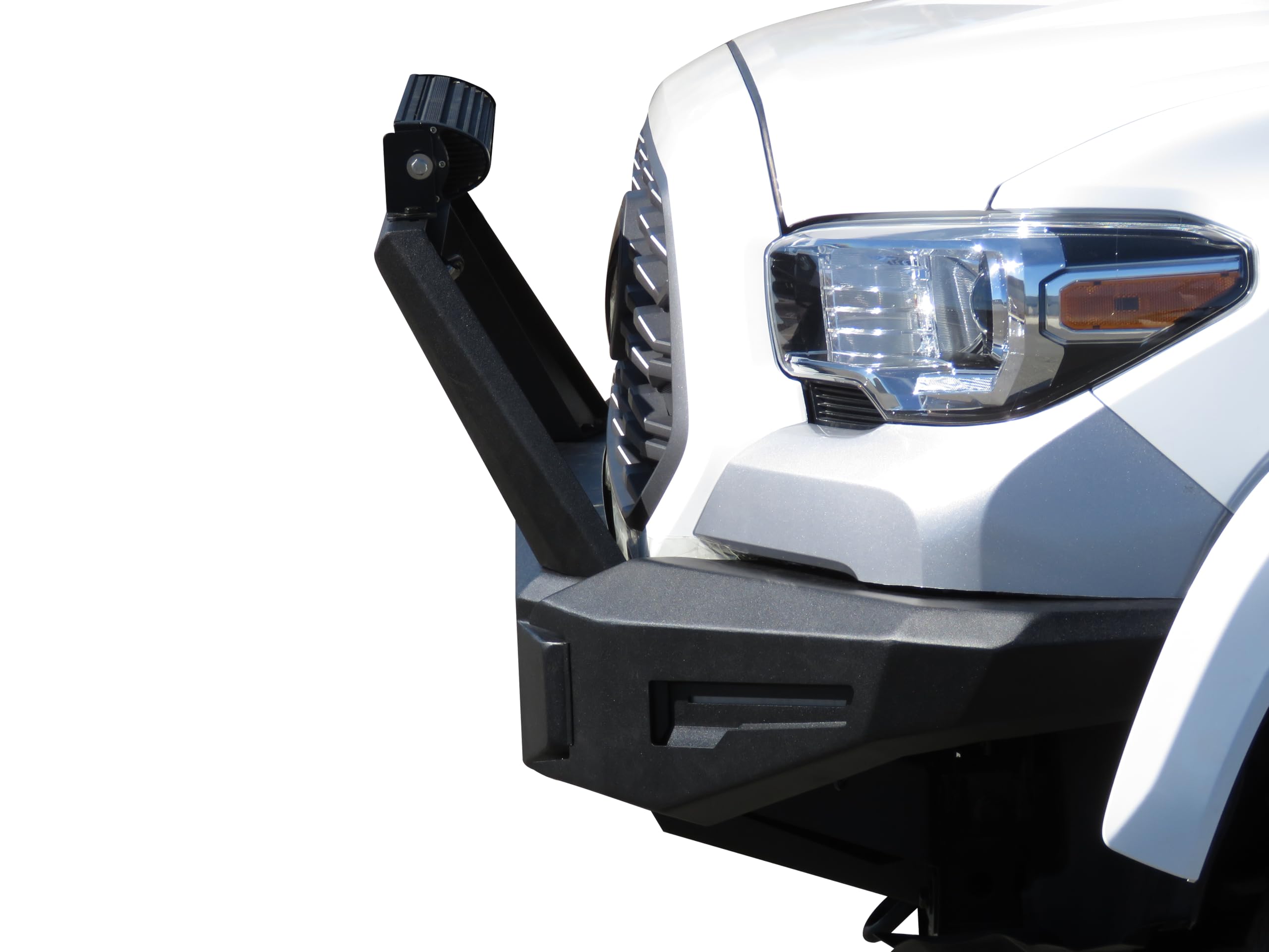 Heavy Duty Black Horse Armour II Modular Front Bumper Matte Black Compatible with 2016-2023 Toyota Tacoma-AFB-TA21