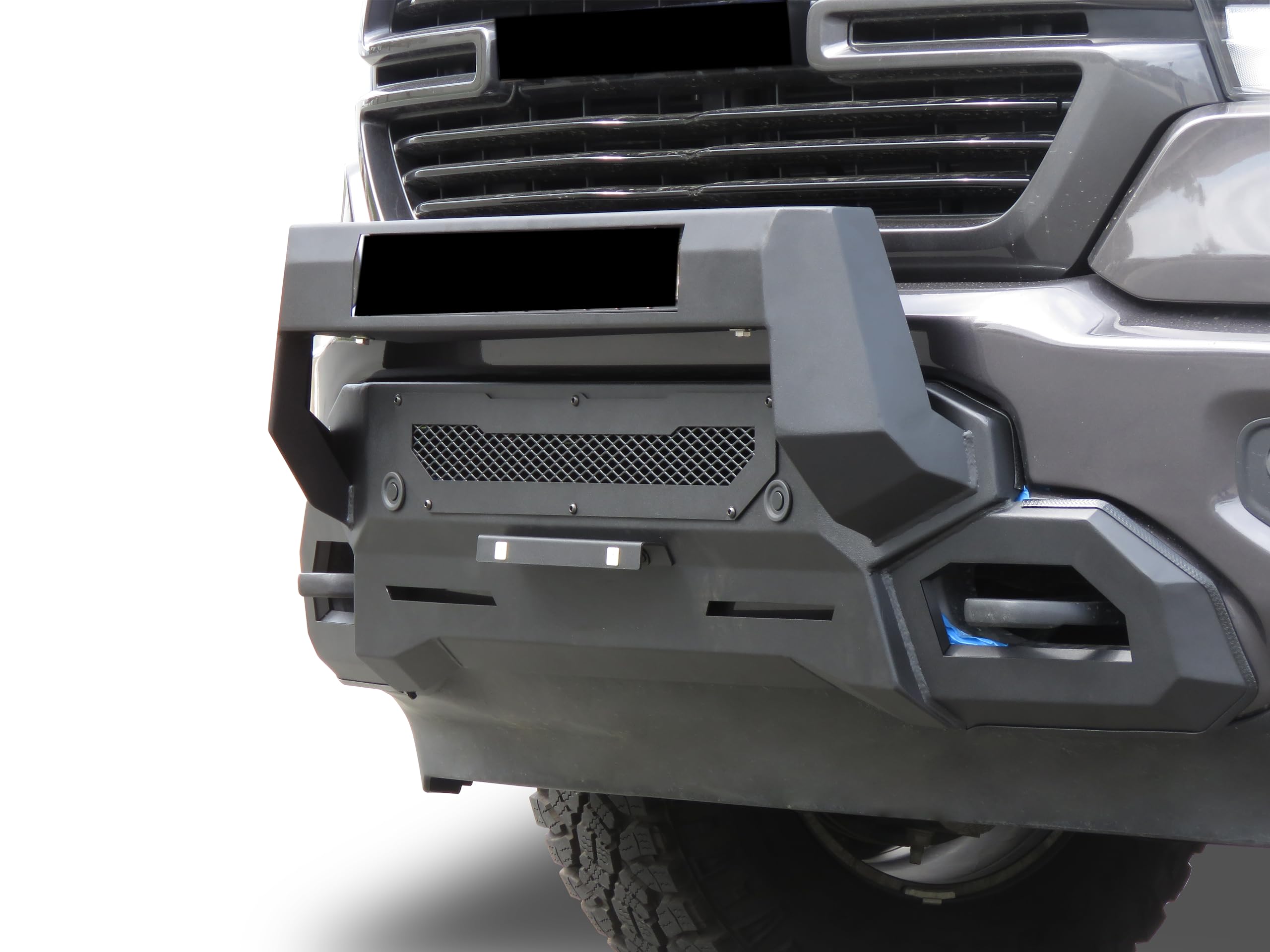 Armour III Black Horse Light Duty Front Bumper Textured Black Compatible with 2019-2023 Ram 1500(Excl. 19-23 Classic, 19-22 Diesel, 19-23 Rebel and 21-23 TRX)-AR3LD30NL