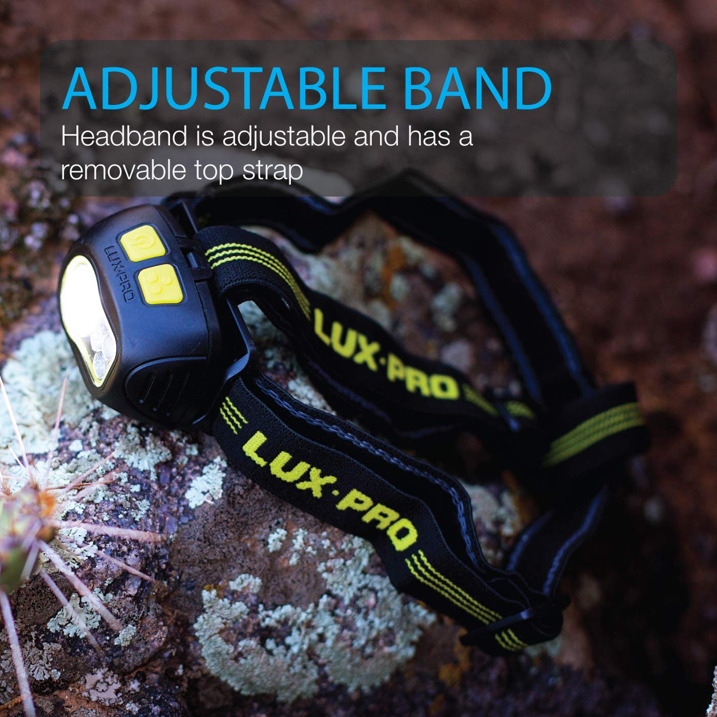 300 Lumen Multi-Color LED Headlamp LUXPRO LP346