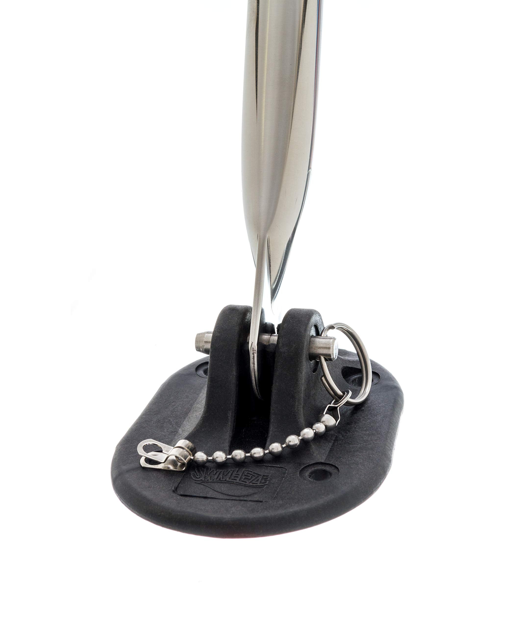 Attwood Pro-Swivel Aluminum Adjustable Height Ski Pylon, 28-Inch to 33-Inch SP-96008