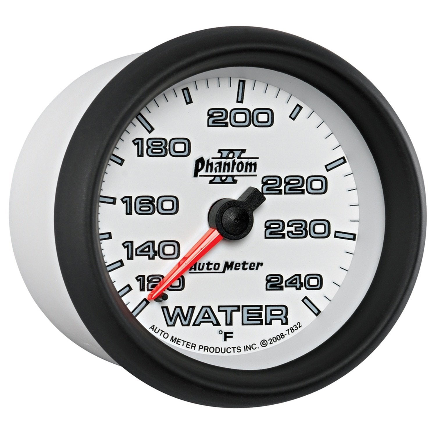 Auto Meter Phantom II 7832 2-5/8" 120-240 F Mechanical Water Temperature Gauge
