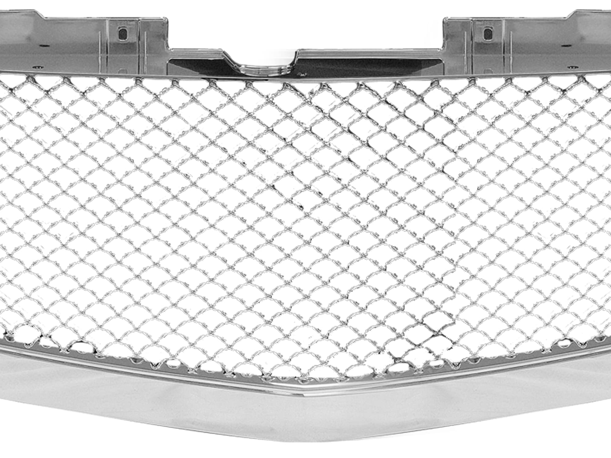 7146945 Armordillo USA Chrome Mesh Front Hood Grille - 2007-2014 Cadillac Escalade
