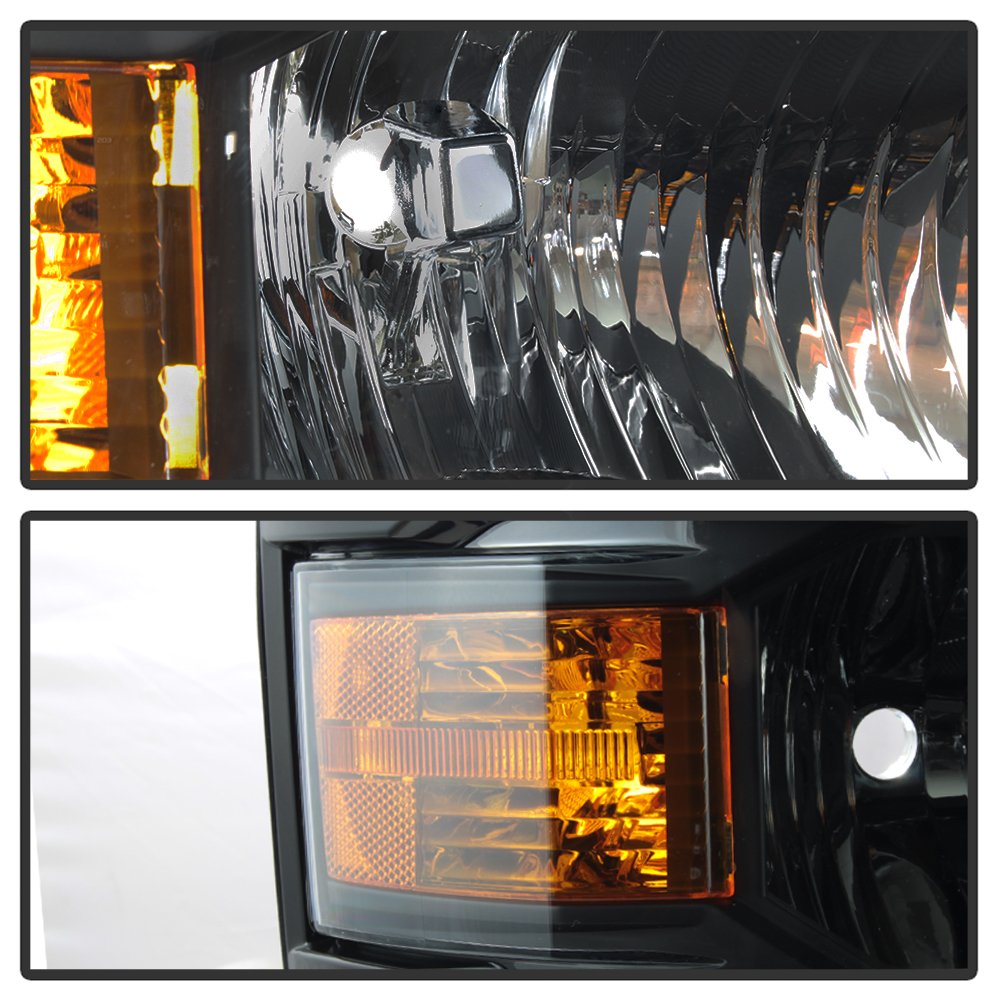 OEM Style Xtune Headlight (HD-JH-CS14-AM-BK) (POE)