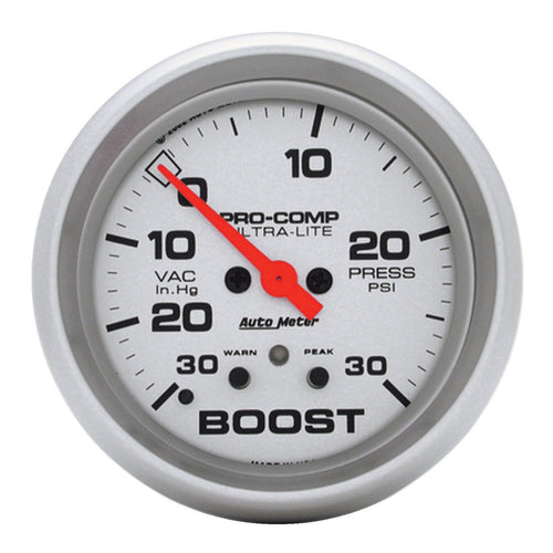 Ultra-Lite Auto Meter 4477 Electric Boost/Vacuum Gauge