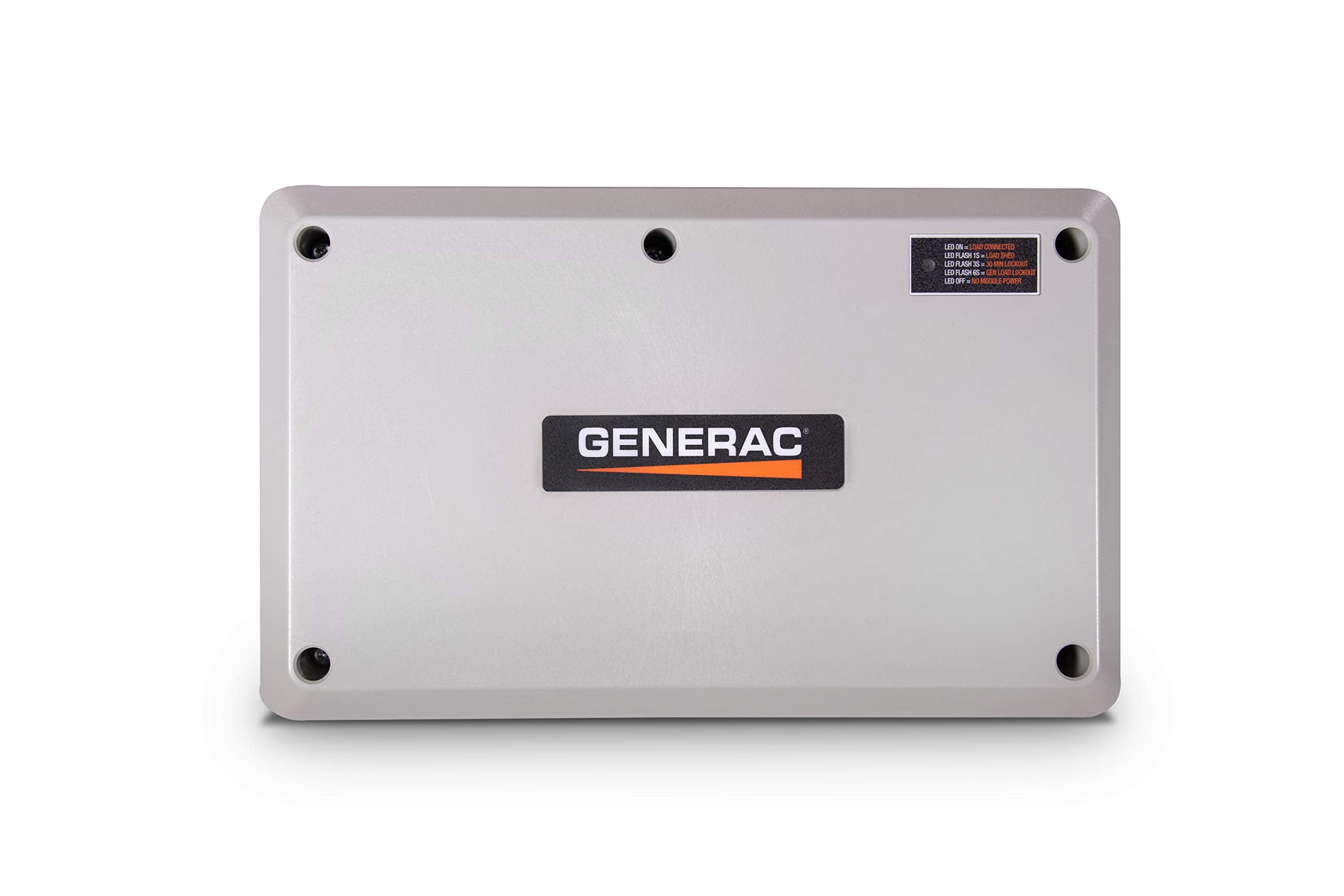 100 Amp Generac Load Manager - Efficient Load Prioritization and Wire-Free Technology for Reliable Power Management - Lock-Feature and LED Status Display for Convenient Operation - Gray