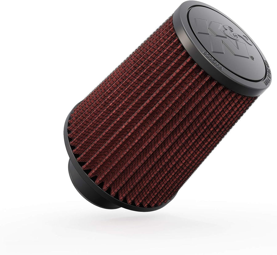 K&N Original High-Flow Lifetime Universal Clamp-On Air Filter: Performance, Premium, Washable: Flange Diameter: 3.5 In, Filter Height: 5.5 In, Flange Length: 0.625 In, Shape: Round Tapered, RU-3550