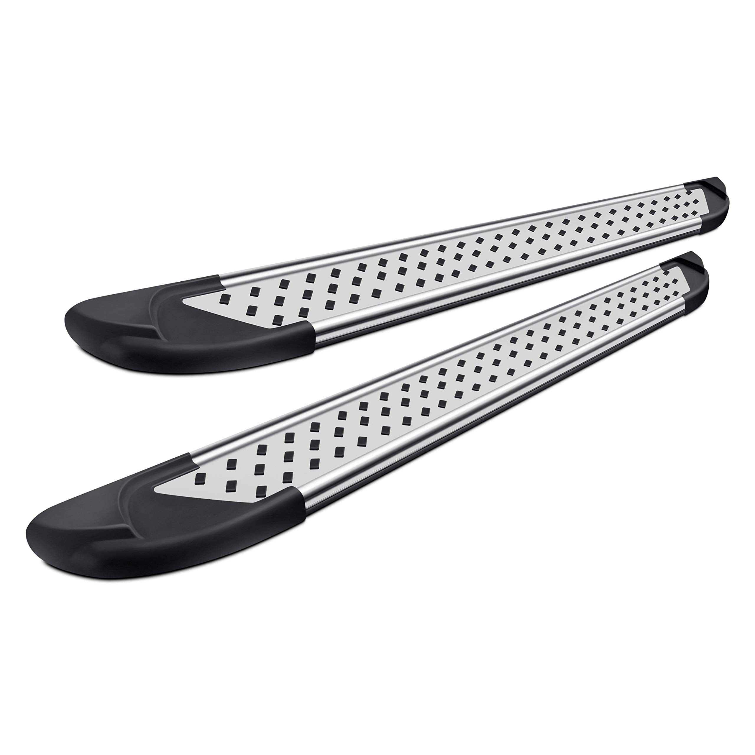 61733418-5.5" Romik RAL Series Silver Running Boards