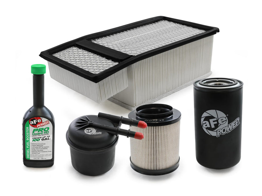 Ford F-250 F-350 F-450 F-550 aFe POWER PROGUARD 6.7L Power Stroke 2011-2016 Filter Maintenance Master Pack | Includes Fuel/Oil/Air/Cabin Filters, Water Separator and Fuel Booster