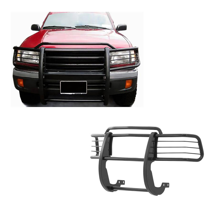 Grille Brush Black Horse Bumper Guard Modular Compatible with 1996-1998 Toyota 4Runner|1998-2000 Toyota Tacoma-17T80202MA