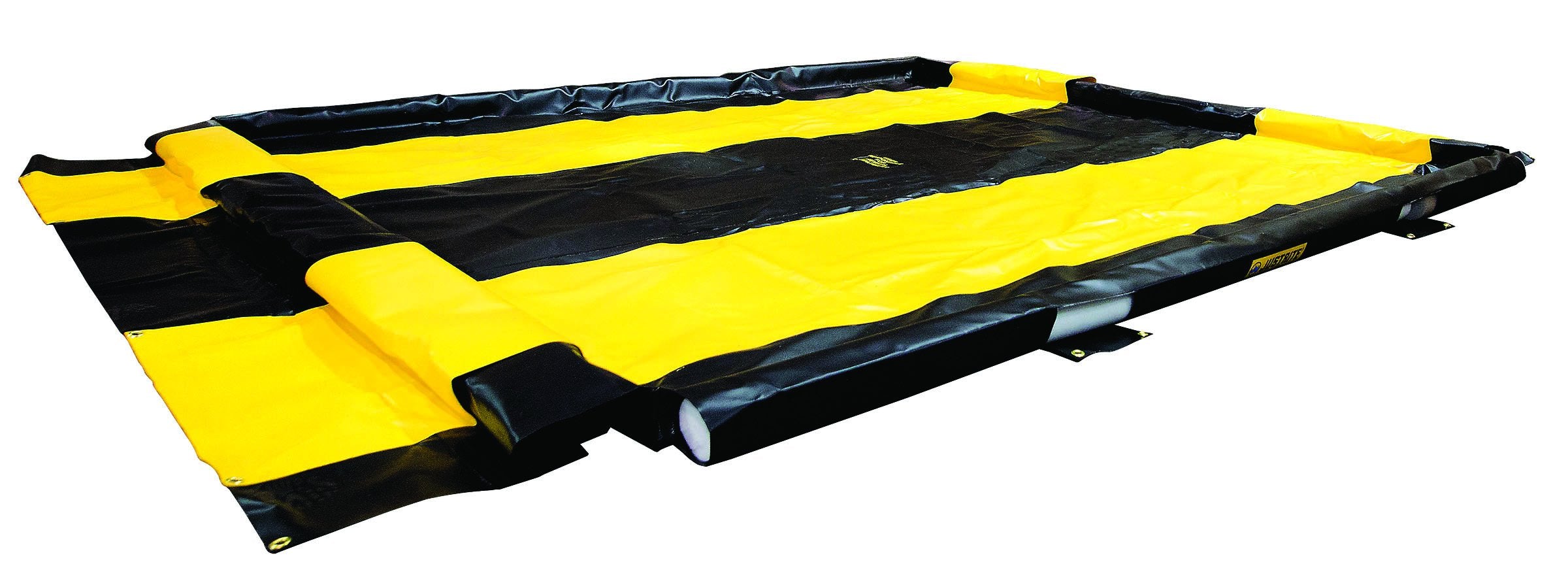 Justrite 28576 Quick Berm Washdown, 10' Width x 11' Width x 4" Height