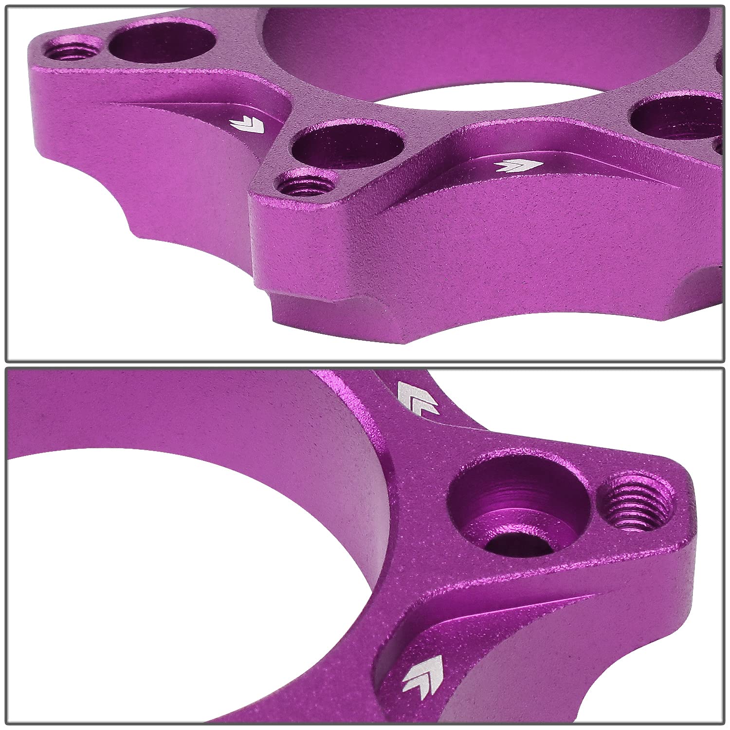 Purple NRG Innovations SRK-LOTH-PP Gaming Steering Wheel Hub Adapter Compatible with Logitech G923 G29 G920 G27, 6 X 70mm Bolt Pattern