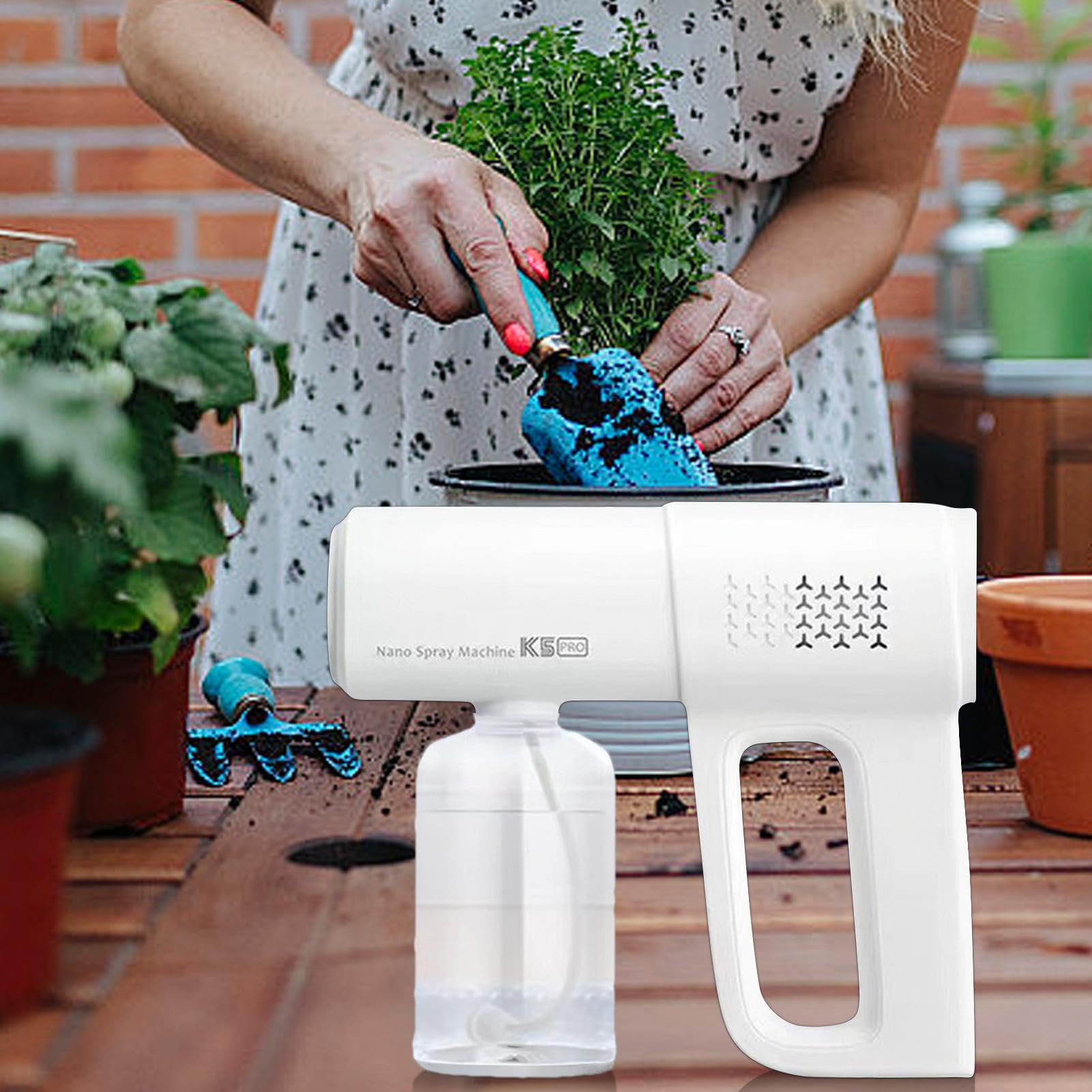 Garden Pump Pressured Sprayer - Electric Pump Sprayer | Handheld Pump Sprayer Multipurpose Garden Sprayer | Portable Water Sprayer Pump Pressure Water Sprayer for Home Cleaning