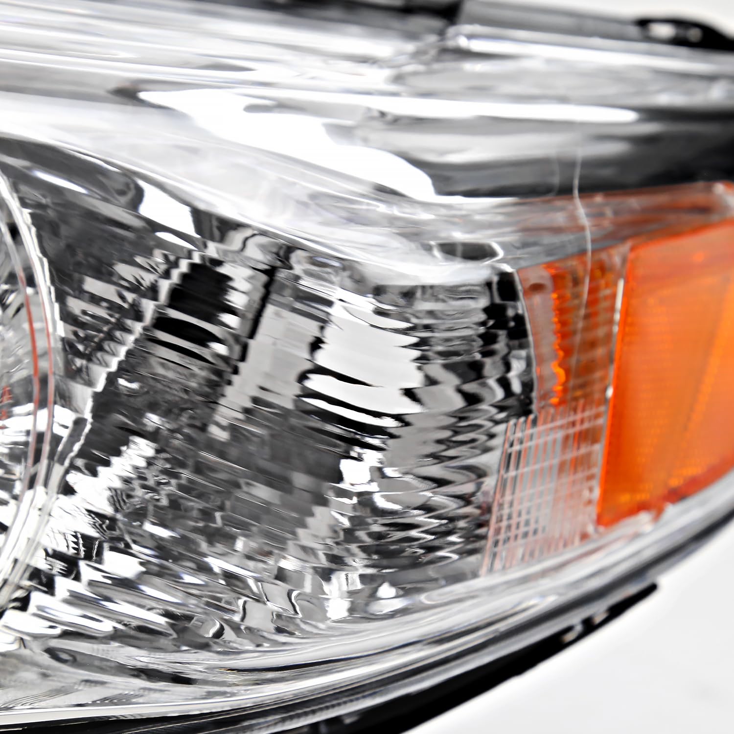 Spec-D Tuning Projector Chrome Headlights Compatible with 2011-2020 Toyota Sienna, Left + Right Pair Headlamp Assembly