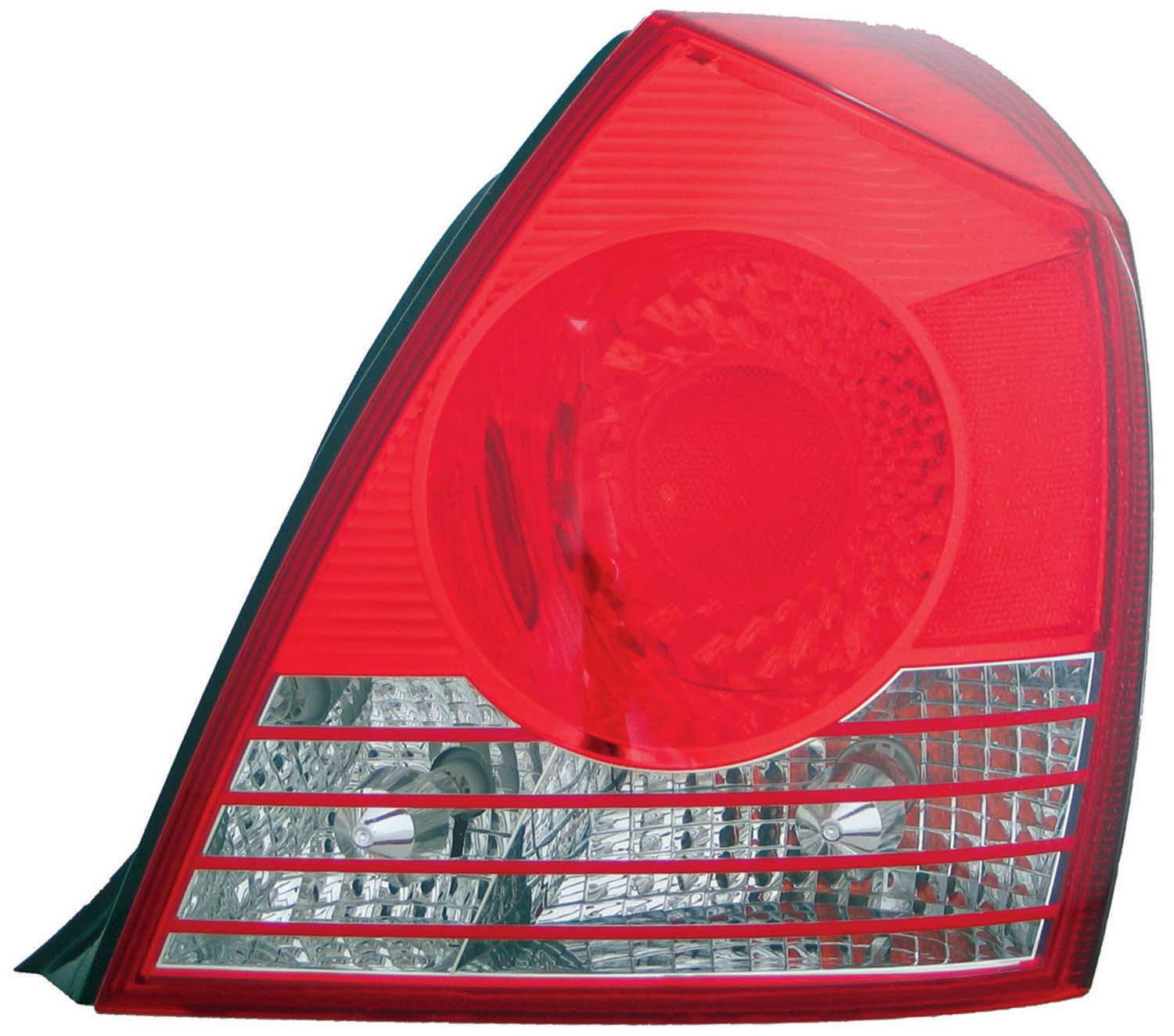 Left TYC Tail Light Assembly Compatible with 2004-2006 Hyundai Elantra