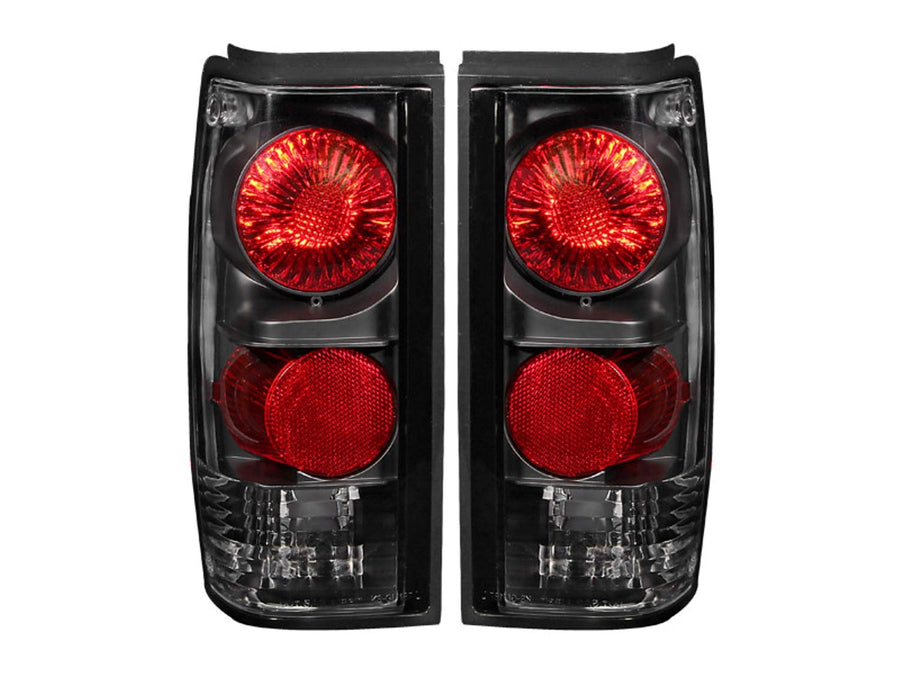 Chevrolet S10 Anzo USA 211031 Black Tail Light Assembly - (Sold in Pairs)
