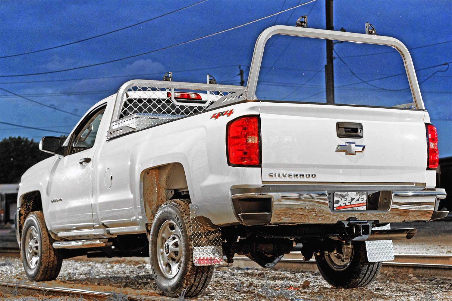 Dee Zee Rear DZ95054R Silver Aluminum Truck Rack
