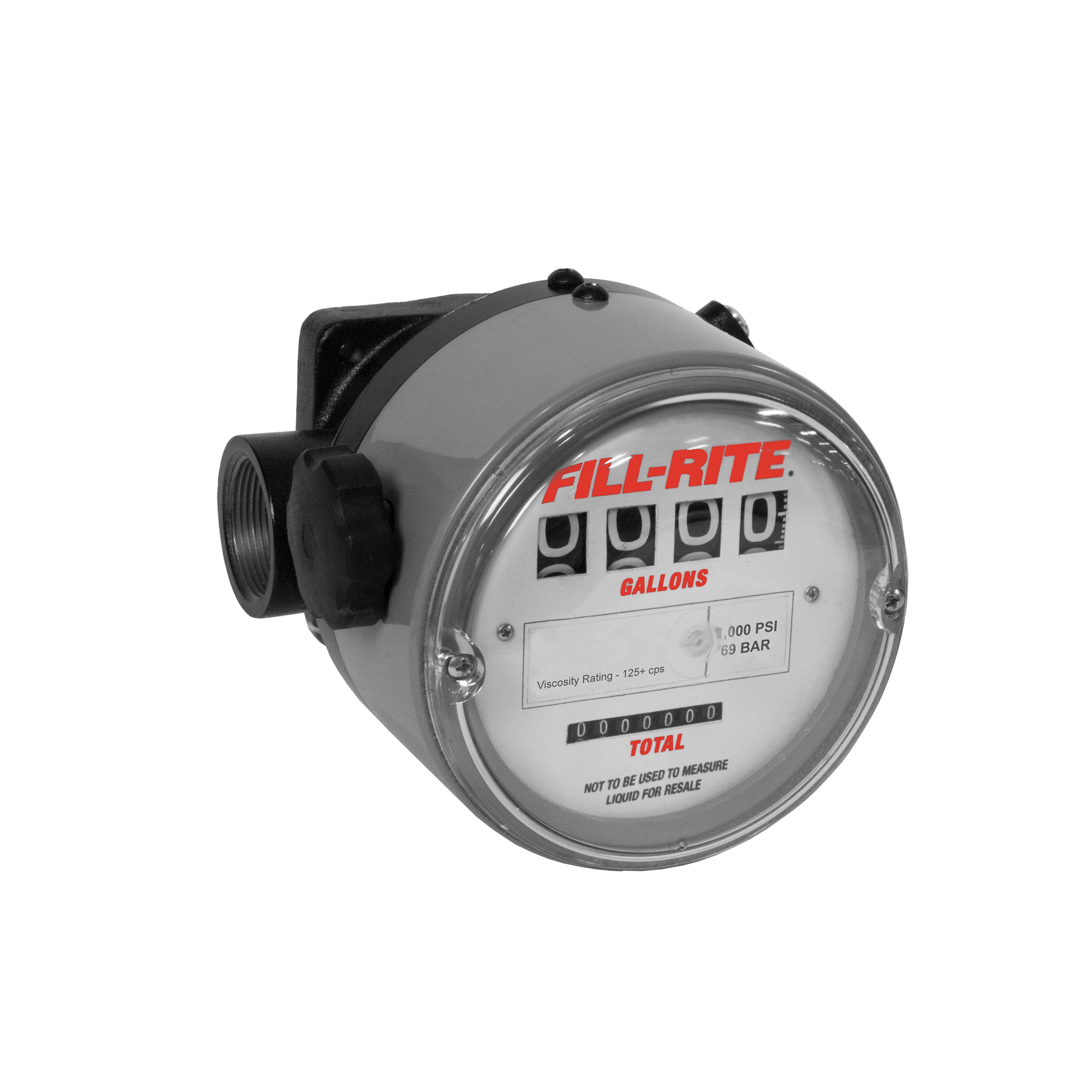 Fill-Rite High Flow/High Pressure TN740AN1CAA1LAI Rugged Application Meters, 1000 PSI, 1" NPT, 1.5 to 40 LPM