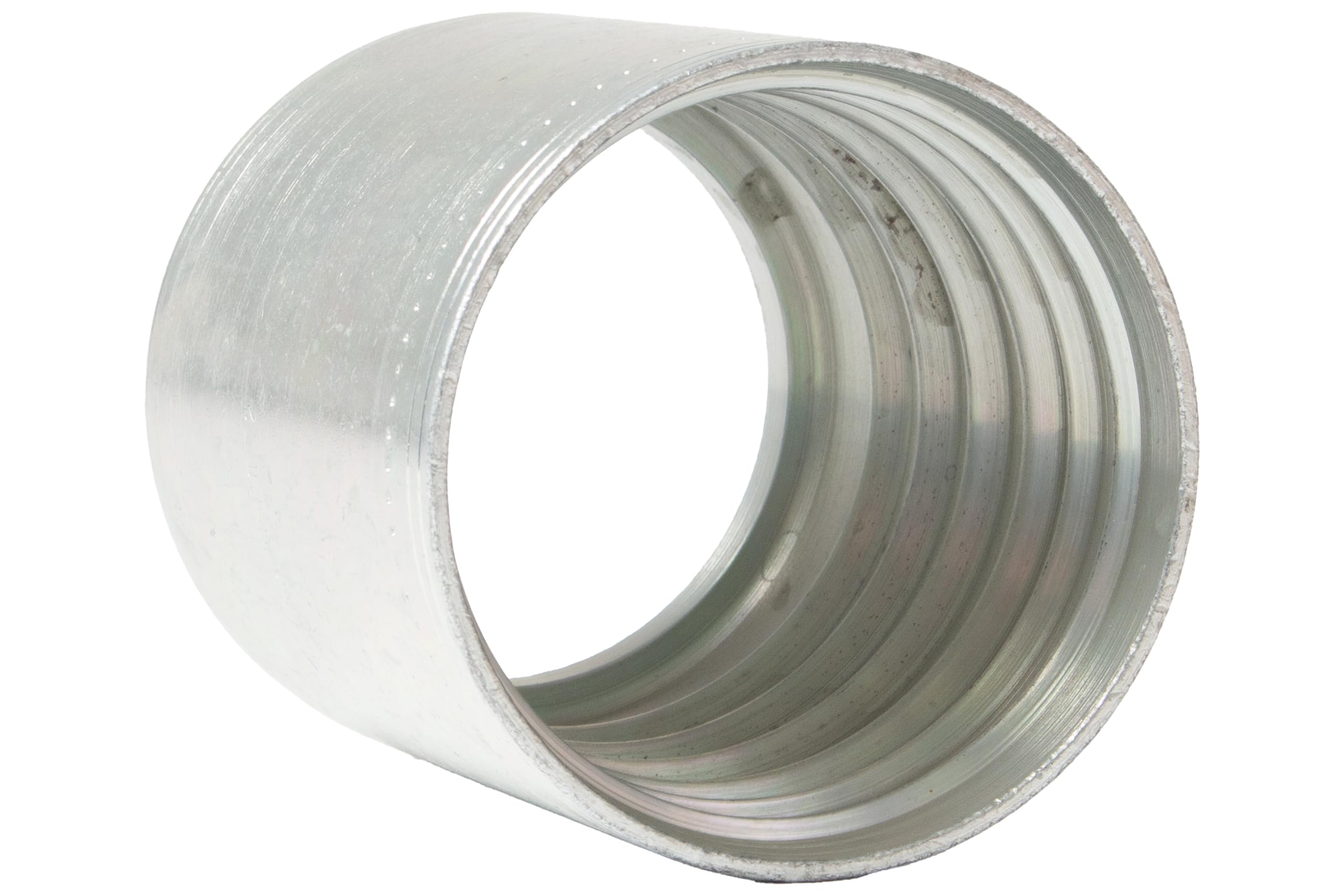 GlobalSpiral Couplings Gates 32GSP1F-2XBULK, GS Ferrule for Wire Braid Hose, Zinc Plated Carbon Steel, 3.54", 2" ID (Pack of 10)