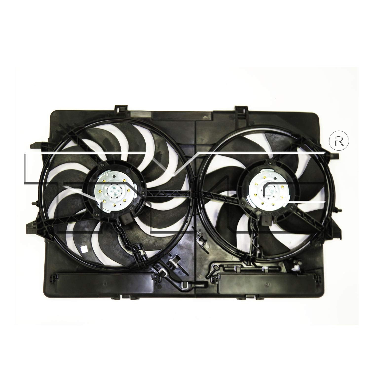 Cooling Fan Assembly TYC 622940 Compatible with AUDI, Black