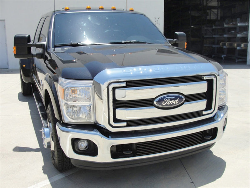 2011-2016 Super Duty T-Rex Grilles Billet Grille, Black, 4 Pc, Overlay - PN #21546B
