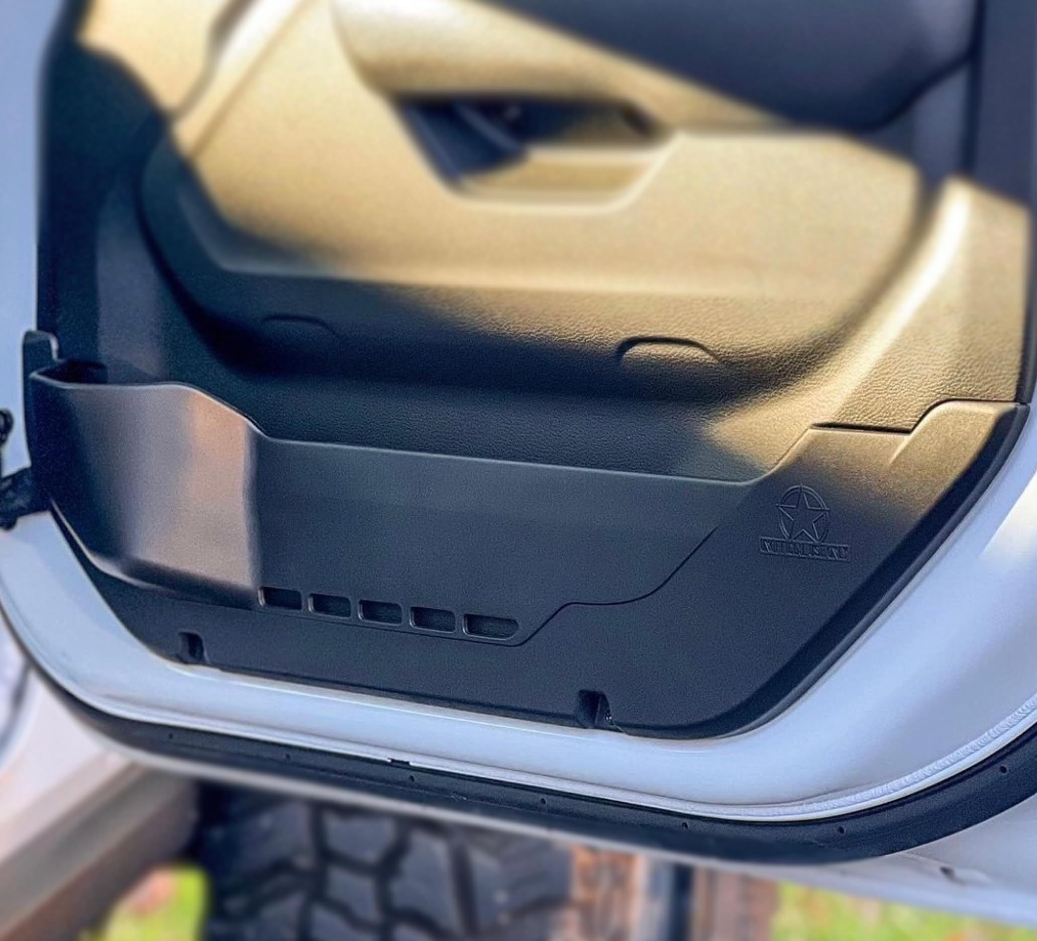 Front Door Pockets Unofficial USE ONLY™ for 2018-2025 Jeep Wrangler JL, JLU, JT Gladiator | Saggy Net Replacement | Electric Seat Compatible | Designed and Made in USA (2 Door)