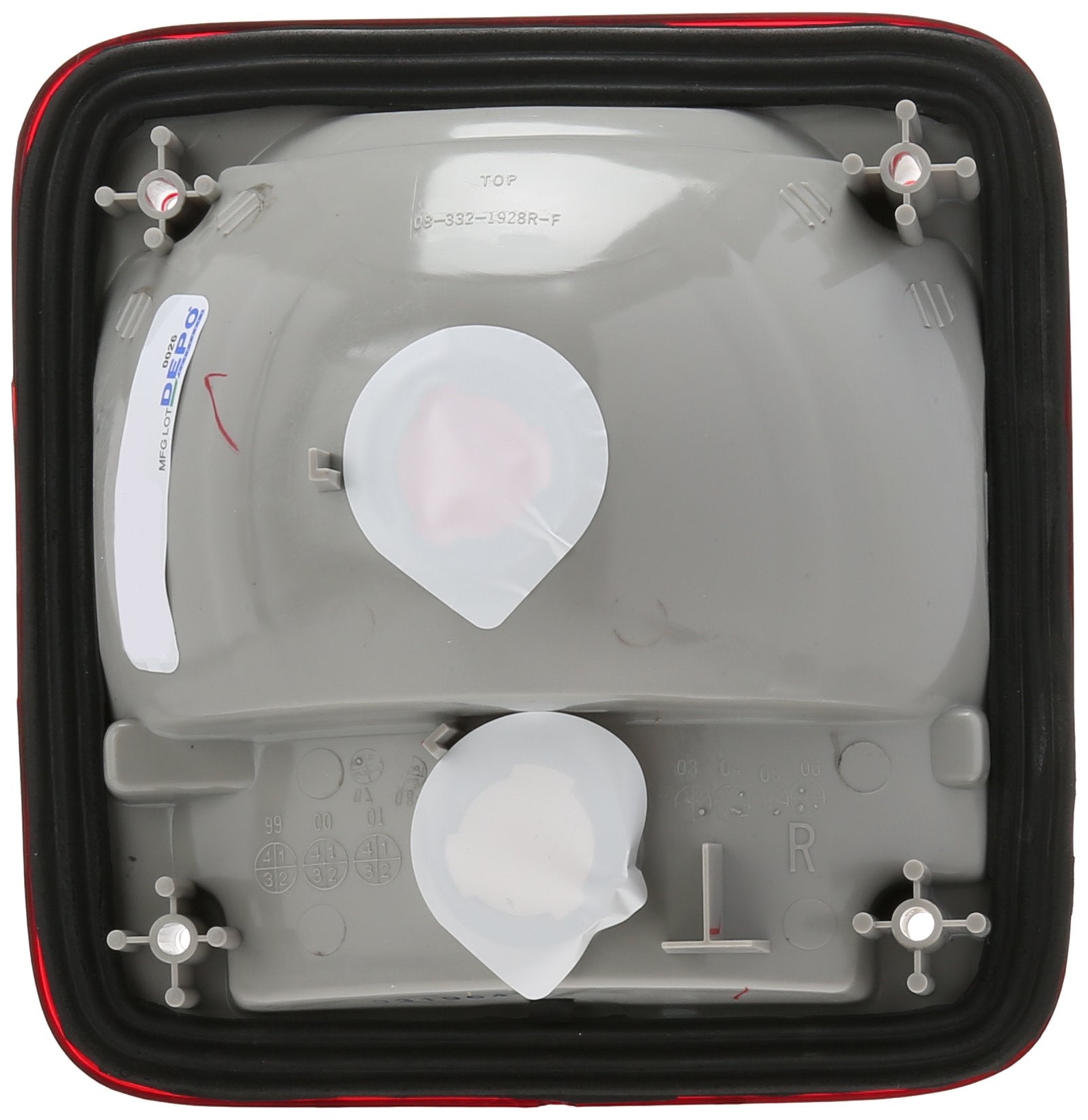 Replacement DEPO 332-1928R-US Passenger Side Tail Light Assembly