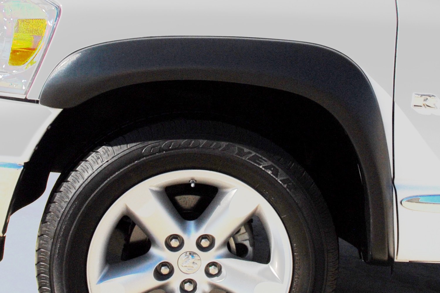 Lund Elite Series EX203TA Black Extra Wide Style Textured Front Fender Flare - 2 Piece