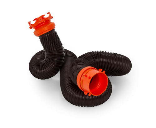 Camco Heavy Duty RhinoFLEX 10ft RV Sewer Hose Extension Kit with Swivel Fitting - Extends Your Sewer Hose to Fit Your Needs (39764)