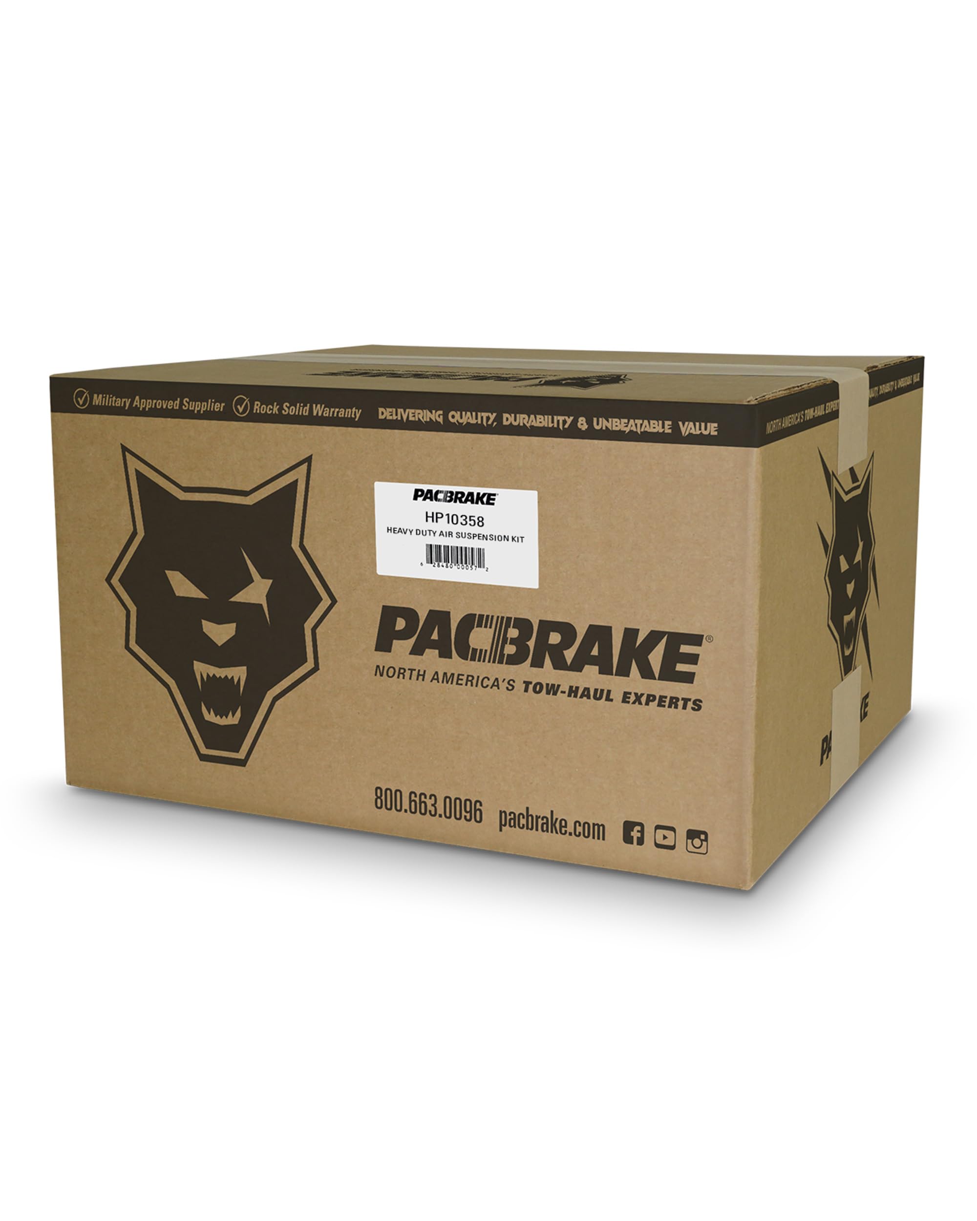 Pacbrake ALPHA HD HP10358 Air Spring Kit Compatible with Ford F-150 (4WD) 2015-2021