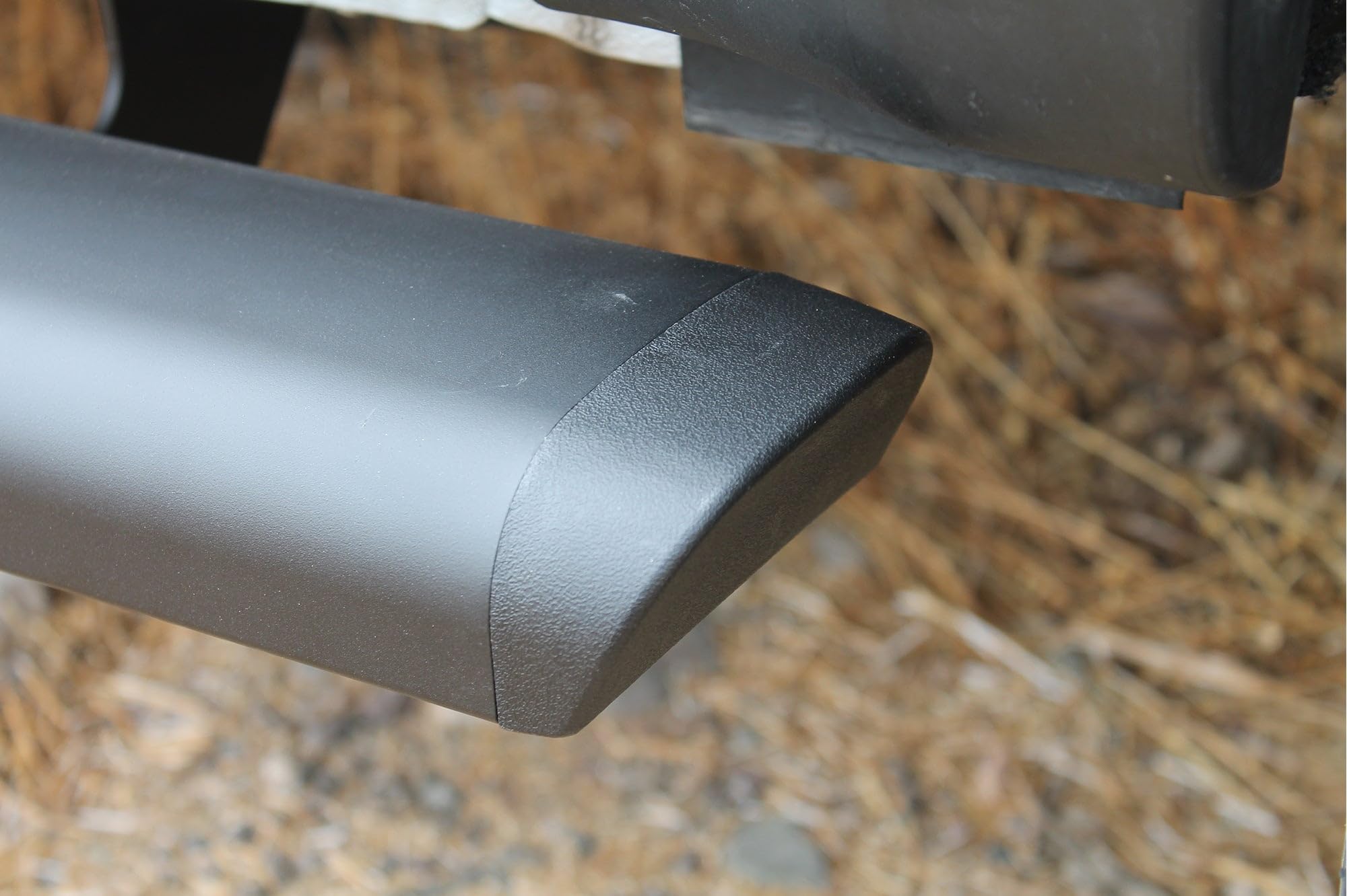 5in Oval Style Raptor Series Running Boards Steps Black Aluminum Compatible with 15-26 Colorado Canyon Crew Cab