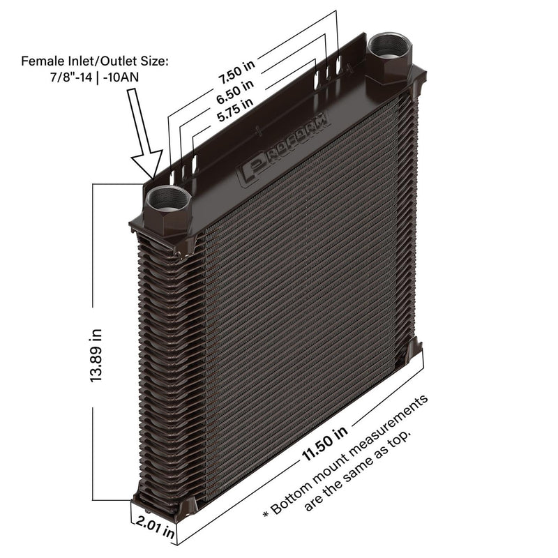 Oil Cooler Proform - 40 Row Universal 69570-40