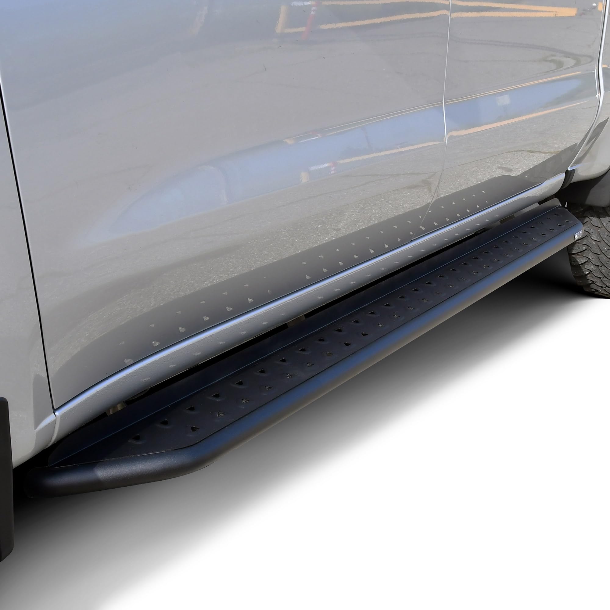 Outlaw Running Boards Westin fits 2019-2023 Silverado Sierra 1500 Crew Cab 2020-2023 Silverado Sierra 2500 3500 Crew Cab Textured Black 1 Pair